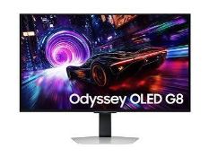Boxed Samsung Odyssey OLED G8 S32FG810SU - G81SF Series - OLED monitor - 32". RRP £899.00. (LOC: