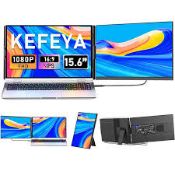 Boxed KEFEYA P5 15.6 inch Dual Laptop Screen Extender (LOC: SR9.4.11-TP2447 - 1P)