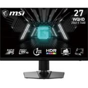 Boxed MSI G272QPF E2 27-inch, Quad HD, 180Hz, 1ms, Rapid IPS, Adaptive-Sync Gaming Monitor. RRP £