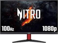 Boxed acer Nitro KG272 E 27-inch Gaming Monitor - IPS Panel, 1920 x 1080, 4ms, 100Hz, FreeSync (LOC: