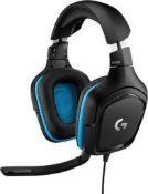Logitech G432 Wired Gaming Headset | 7.1 Surround Sound, DTS Headphone:X (LOC: B3Cage.5-TP2630 -