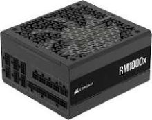 CORSAIR RM1000x Fully Modular Low-Noise ATX Power Supply – ATX 3.1 Compliant (LOC: B3Cage.5-TP2640 -
