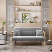 Boxed Yaheetech Color 2 Seater Loveseat ,143 CM wide Sofa Couch (LOC: SR6.7.2-DE676 - MP)