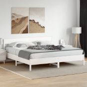 Boxed Noal Solid Wood Bed Super King ( 180 x 200 cm) (LOC: SR6(6.4)-XL521 - MP)