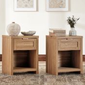Boxed Alpen Home 43cm W Bedside Table (Set of 2) (LOC: SR6.7.4-DE637 - 1LP)
