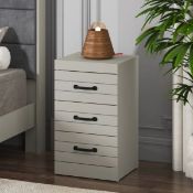 Boxed Latitude Run 3 Drawer Bedside Sets of 2 (LOC: SR6.7.2-DE670 - 1LP)