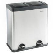 Boxed 60L 2 in 1 Recycling Bin (LOC: SR5(3.5)-LT1228 - 1LP)