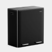 Boxed Double Bin - 60L - Black (LOC: SR5(3.5)-LT1229 - 1LP)