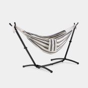Boxed Ibiza 2 Person Cotton Hammock with Stand (LOC: SR5(4.6)-LT1220 - MP)