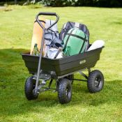 Boxed 75L Garden Dump Cart - Black (LOC: SR5(4.6)-LT1222 - 1LP)