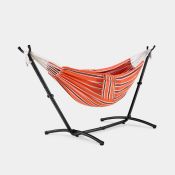 Boxed Ibiza 2 Person Orange Hammock With Stand (LOC: SR5(3.7)-LP433 - MP)