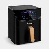 Boxed Fika Black & Wood 6L Air Fryer (LOC: SR5(3.2)-LT1255 - 1LP)