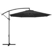Boxed Outsunny 3 m Overhanging Cantilever Parasol, with Cross Base (LOC: SR7R-DE1252 - 1LP)