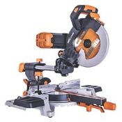 Evolution R255SMS-DB 255mm Electric Double-Bevel Sliding Multi-Material Mitre Saw 220-240V (LOC: