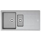 Franke Titan 1.5 Bowl Composite Kitchen Sink Urban Grey Reversible 970mm x 500mm (LOC: SR9(2.12)-