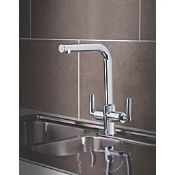 Boxed Dolce Dual-Lever Mono Mixer Kitchen Tap Chrome (LOC: SR2.2.7-TP2336 - SP)