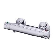 Boxed Mulga Exposed Single Outlet Thermostatic Silver Mixer Shower Valve (LOC: SR2.2.7-TP2328 - SP)
