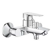 Boxed Grohe Start Edge Chrome 119mm Wall Mounted Lever 2 Tap Holes Bath Shower Mixer Tap (LOC: SR2.
