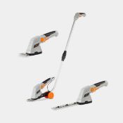 Boxed 7.2V 2in1 Grass and Hedge Trimmer Cordless - Grey (LOC: SR3,3.4-RR190 - 1LP)