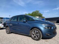 BR51 KYM CITROEN C4 PICASSO SELECTION BLUE 2 X KEYS LOGBOOK ALLOY WHEELS CENTRAL LOCKING ELECTRIC