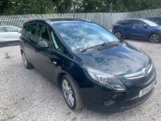 DY14 HZR, VAUXHALL ZAFIRA TOURER SRI CDTI, 7 SEATS, 98,876 MILES, 2 X KEYS, LOGBOOK