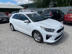 RE19 XND KIA CEED 2 ISG 1 X KEY LOGBOOK ALLOY WHEELS FABRIC SEATS 115,101 MILES ELECTRIC WING