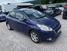 LV64 HNO PEUGEOT 208 ACTIVE CENTRAL LOCKING ALLOY WHEELS ELECTRIC WINDOWS 135,823 MILES ELECTRIC