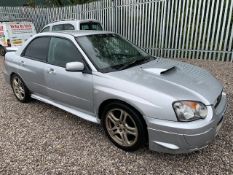 HN54 UGX SILVER SUBARU IMPREZA WRX TURBO 1 X KEY LOGBOOK ALLOY WHEELS FABRIC SEATS 5 SPEED CENTRAL