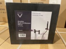 BRAND NEW VURTU Anstey Bath Shower Mixer, 1/4 Turn, Dual Lever Ceramic Disc, High/ Low Water