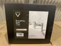 BRAND NEW VURTU Braughing Bath Filler, 1/4 Turn, Dual Lever Ceramic Disc, High/ Low Water