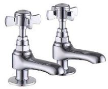 BRAND NEW VURTU Bensham Bath Taps, 1/4 Turn, Single or Lever Ceramic Disc, High/ Low Water Pressure,
