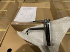 BRAND NEW VURTU Ares Basin Mixer, 1/4 Turn, Single Lever Ceramic Disc, High/ Low Water Pressure,