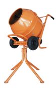 Build Buddy 370W 230V Cement mixer 134L BB134-A, Ideal for mixing concrete and mortar, this corded