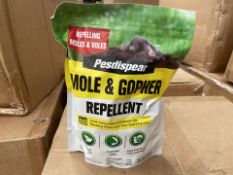 100 X BRAND NEW PEDISPEAR MOLE AND GOPHER REPELLENT POUCHES (LOC: 41.21-AA9718 - 2P)