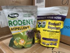 140 X BRAND NEW FANDISES PROTECT YOUR HOME RODENT REPELLENT POUCHES KEEPS MICE OUT (LOC: 46.15-