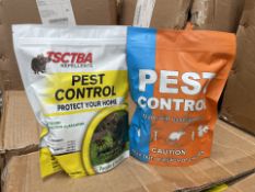 70 X BRAND NEW PECT CONTROL POUCHES FOR SMALL RODENTS (PACKAGING MAY VARY) (LOC: 44.10.-AA9761 -