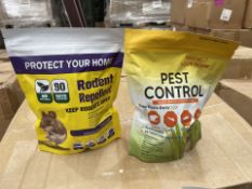 180 X BRAND NEW PEST AND RODENT CONTROL POUCHES FOR SMALL RODENTS (PACKAGING MAY VARY) (LOC: 24.2-