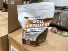 140 X BRAND NEW REPELLENTS MOLE REPELLENT POUCHES PROTECT YOUR YARD (LOC: 18.10.-AA9749 - 2P)