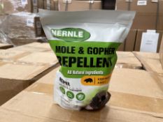 100 X BRAND NEW NERNLE MOLE AND GOPHER REPELLENT POUCHES (LOC: 48.18-AA9719 - 2P)