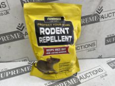 140 X BRAND NEW LARGE PEST CONTROL POUCHES MADE WITH ESSENTIAL OILS (PACKAGING MAY VARY) (LOC: 44.