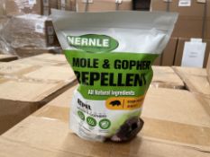 150 X BRAND NEW NERNLE MOLE AND GOPHER REPELLENT POUCHES (LOC: 48.18-AA9720 - 3P)