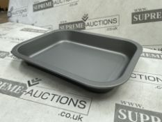 50 X BRAND NEW GREY 25CM ECONOMY ROASTERS (LOC: 41.13-aa8417 - 1P)