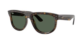 NEW & PACKAGED RAY-BAN Boyfriend Sunglasses - TORTOISE WITH GREEN CLASSIC LENSES. RRP £153. (Cart6