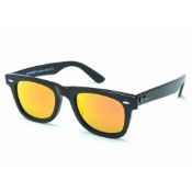 NEW & PACKAGED RAY-BAN Wayfarer Flash Sunglasses - BLACK WITH ORANGE MIRROR LENSES. RRP £165. (