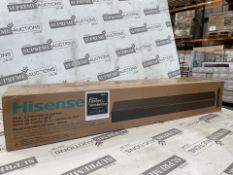 TRADE LOT 5 X BOXED REFURBISHED HISENSE HS214 2.1 All-in-one Sound Bar RRP £109. Give your TV's