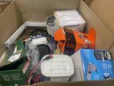 LARGE BOX PALLET TO CONTAIN A QUANTITY OF ASSORTED GOODS FROM A MAJOR DIY SUPPLIER INCLUDING