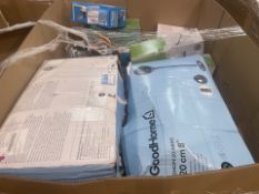 LARGE BOX PALLET TO CONTAIN A QUANTITY OF ASSORTED GOODS FROM A MAJOR DIY SUPPLIER INCLUDING