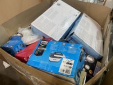 LARGE BOX PALLET TO CONTAIN A QUANTITY OF ASSORTED GOODS FROM A MAJOR DIY SUPPLIER INCLUDING