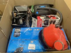 LARGE BOX PALLET TO CONTAIN A QUANTITY OF ASSORTED GOODS FROM A MAJOR DIY SUPPLIER INCLUDING HENRY