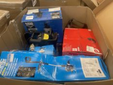 LARGE BOX PALLET TO CONTAIN A QUANTITY OF ASSORTED GOODS FROM A MAJOR DIY SUPPLIER INCLUDING